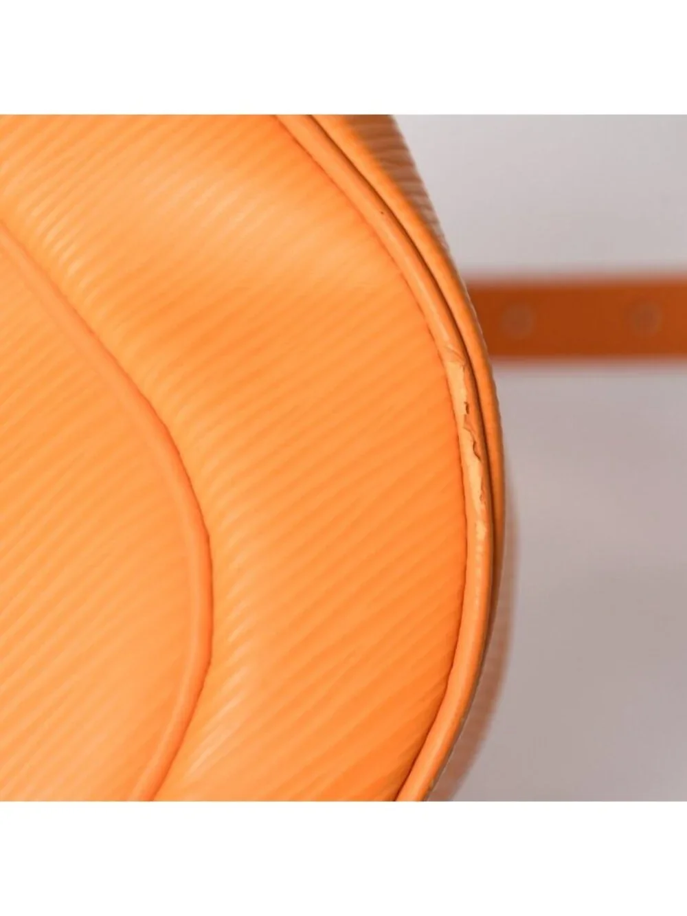 Louis Vuitton Dhanura PM 2-Way Bag Epi Leather Mandarin Orange Gold